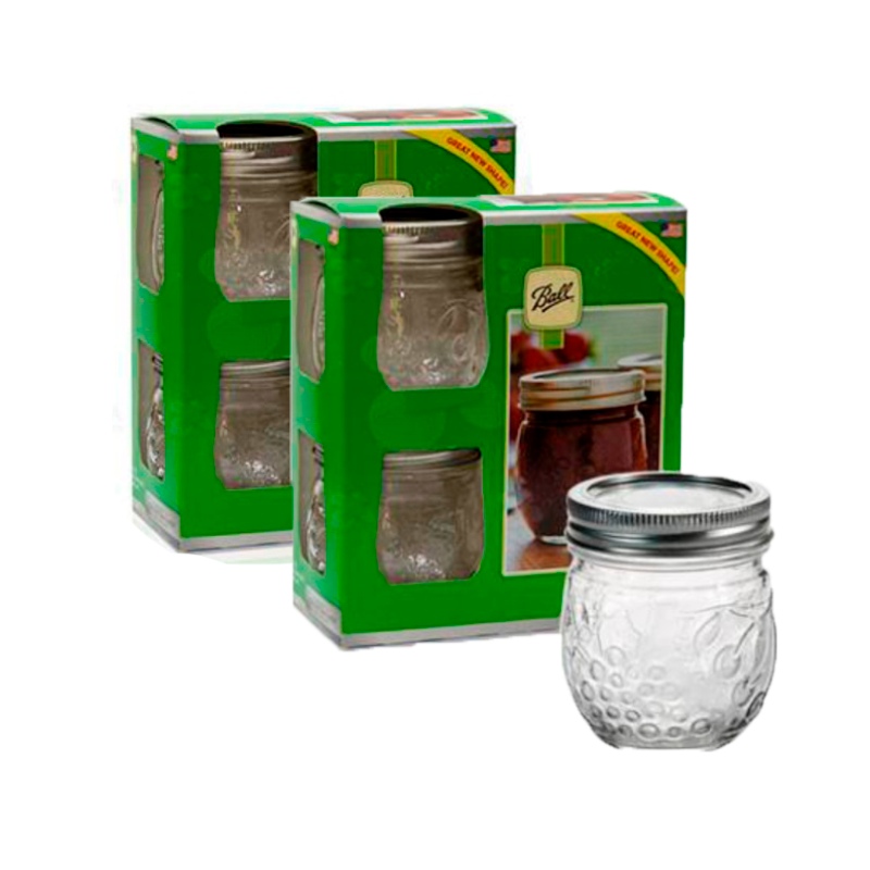 8pz Frasco de Vidrio Mason Jars Elite Jam Jar Ball 8oz/227ml