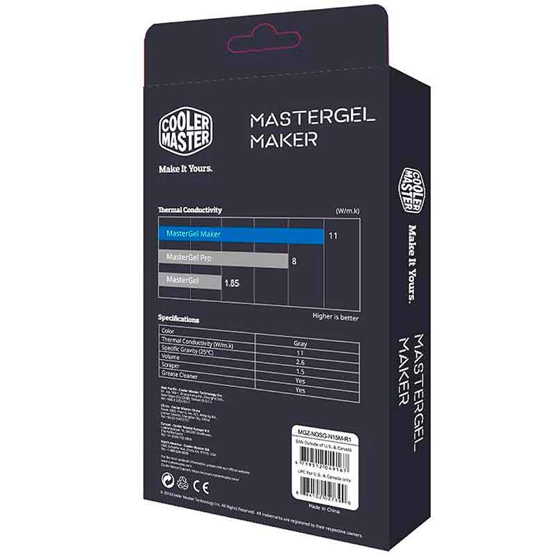 Pasta Termica COOLER MASTER 1.5g Gris MGZ-NDSG-N15M-R1 