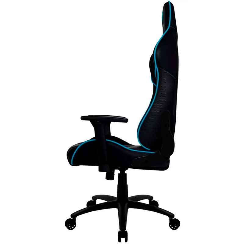 Silla Gamer THUNDERX2 BC5 Traspirable Ajustable Cuero Sintentico Negro / Azul 