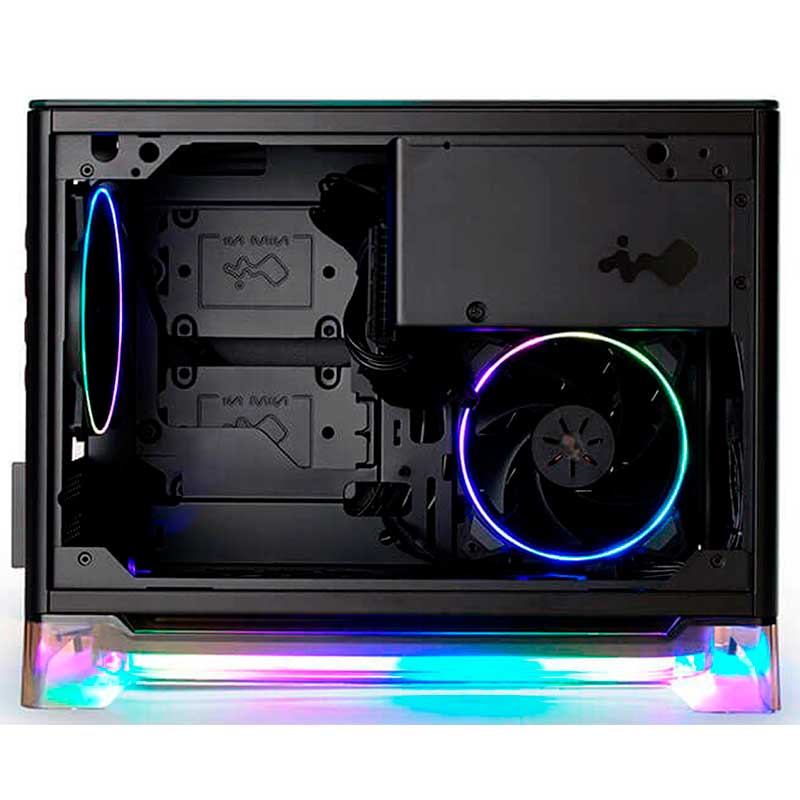 Gabinete IN WIN A1 PLUS Mini ATX USB 3.0 Vidrio Templado Negro IW-A1PLUS-BLACK 