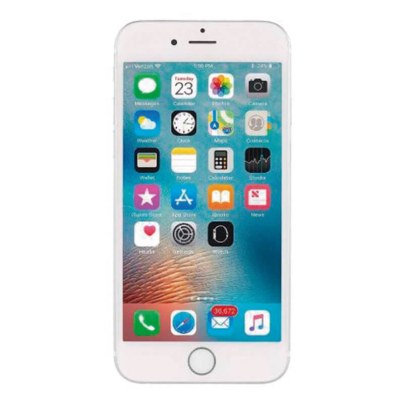 Celular iPhone 7 128gb Desbloqueado color plateado REACONDICIONADO
