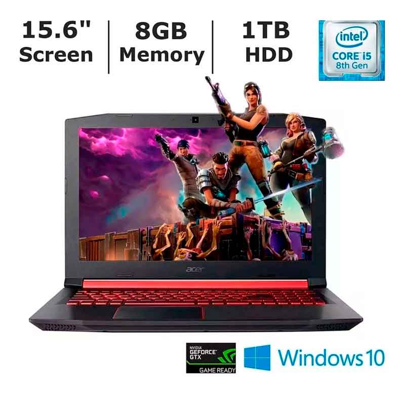 Laptop Gamer ACER NITRO 5 15.6 NVIDIA GeForce GTX 1050 core i5 