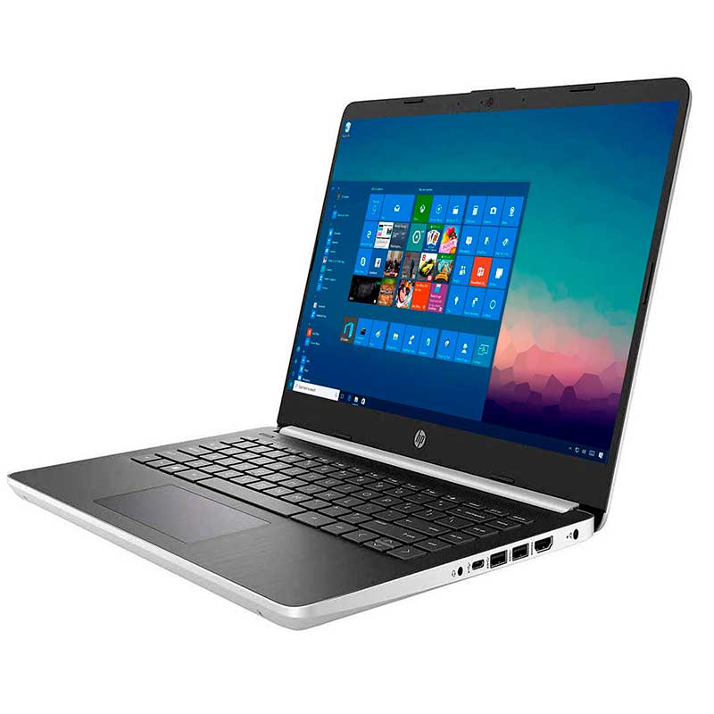 Laptop Hp Intel Core I5 1035g4 4gb Ssd 128gb Pantalla 14 Wifi Bluetooth Plata 