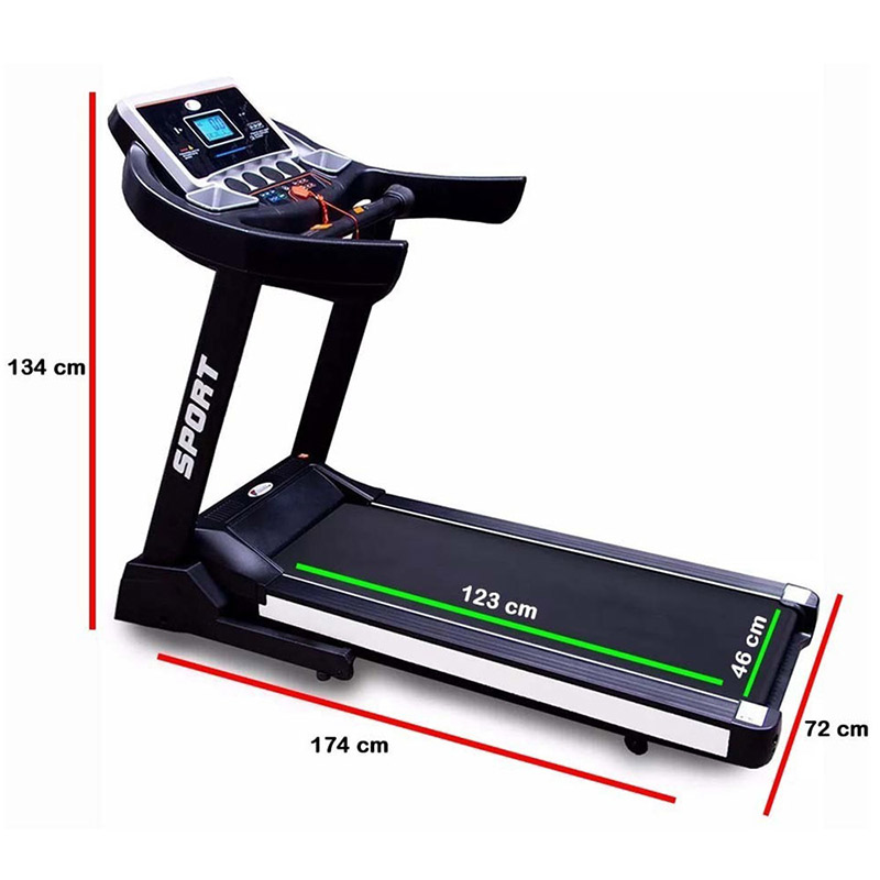 Caminadora 3 Hp Electrica Inclinacion Automatica 140Kg 3 Niveles Panta