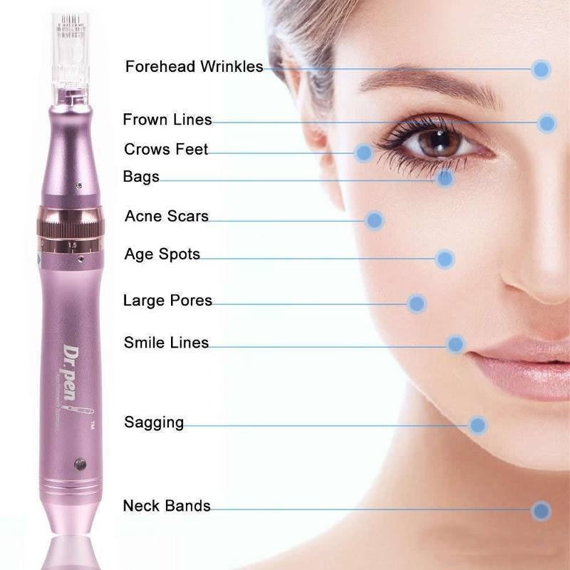 Dermapen Dr Pen Metalico Ultima M7 Borra Cicatrices Arrugas Microneedling Microagujas