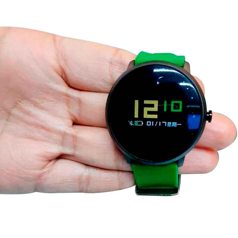 Smart Watch LENOVO HW10 Reloj Inteligente Touch Oled 6 Sensores Verde 