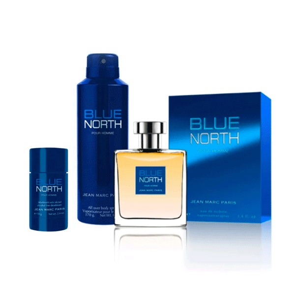 Paquete Fragancia, Desodorante Y Body Spray Blue North	