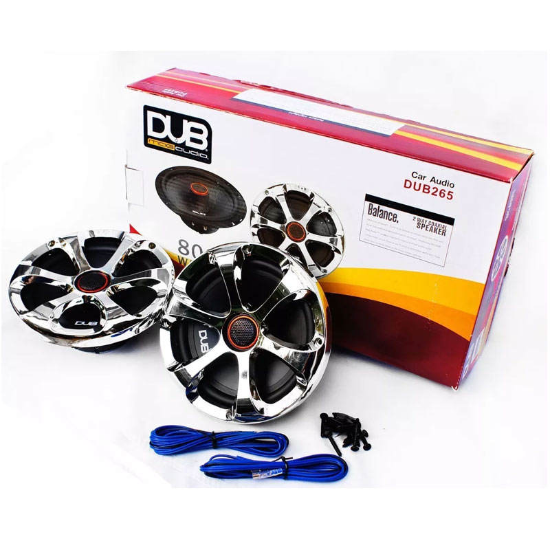 Bocinas Dub 6.5 Ideales Para Auto, Camioneta Rejilla Cromada