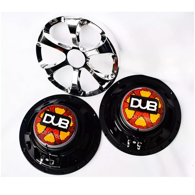 Bocinas Dub 6.5 Ideales Para Auto, Camioneta Rejilla Cromada