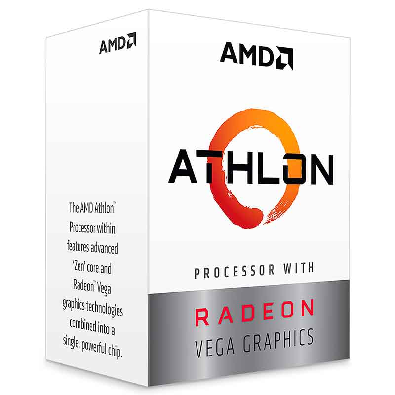 Procesador AMD ATHLON 3000G 3.5GHz Dual Core AM4 YD3000C6FHBOX 