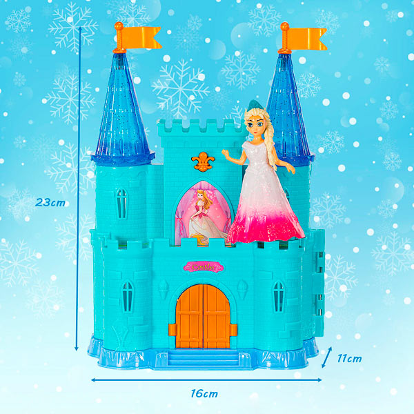 Castillo princesa hielo Luz Sonido Juguete Didáctico Niña Infant 301