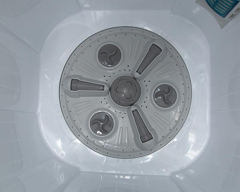 Lavadora LG WP17WA 17 Kg Doble Tina Roller Jet Blanco con Gris