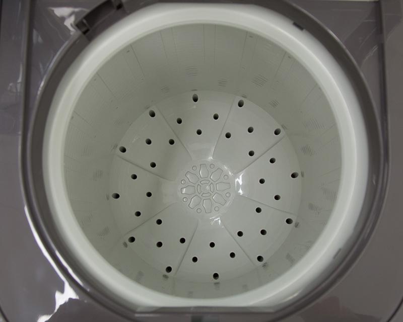 Lavadora LG WP17WA 17 Kg Doble Tina Roller Jet Blanco con Gris