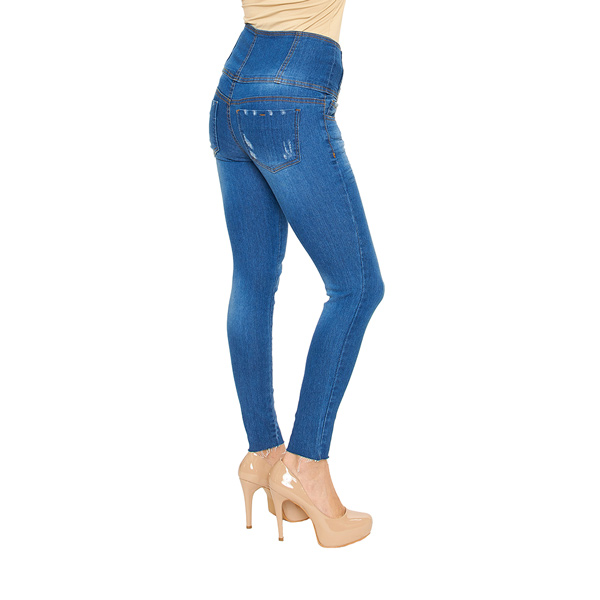 Incognita Jeans Para Mujer Casuales Incognita Push Up Stone Medio 110062