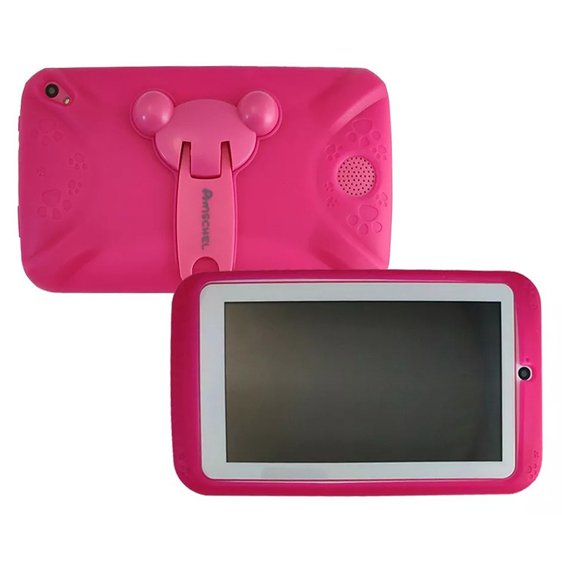 Tablet Android 4.4 para NiÃ±os 8Gb Ram 1Gb 7 pulg Amschel K88 Rosa