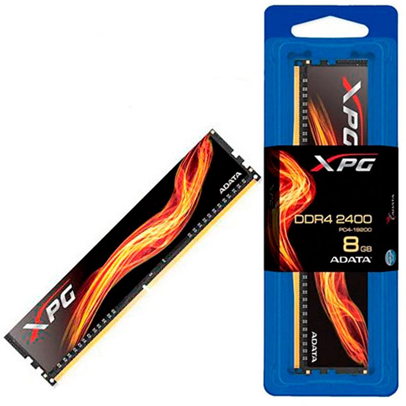 Memoria RAM DDR4 8GB 2400MHz XPG Flame PC Gamer AX4U240038G16-SBF 