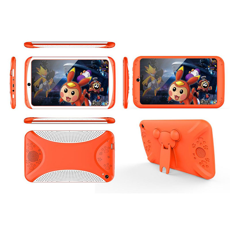 Tablet Android 4.4 para Niños 8Gb Ram 1Gb 7 pulg Amschel K88 Naranja.