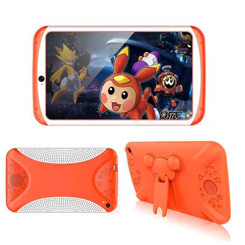 Tablet Android 4.4 para Niños 8Gb Ram 1Gb 7 pulg Amschel K88 Naranja.