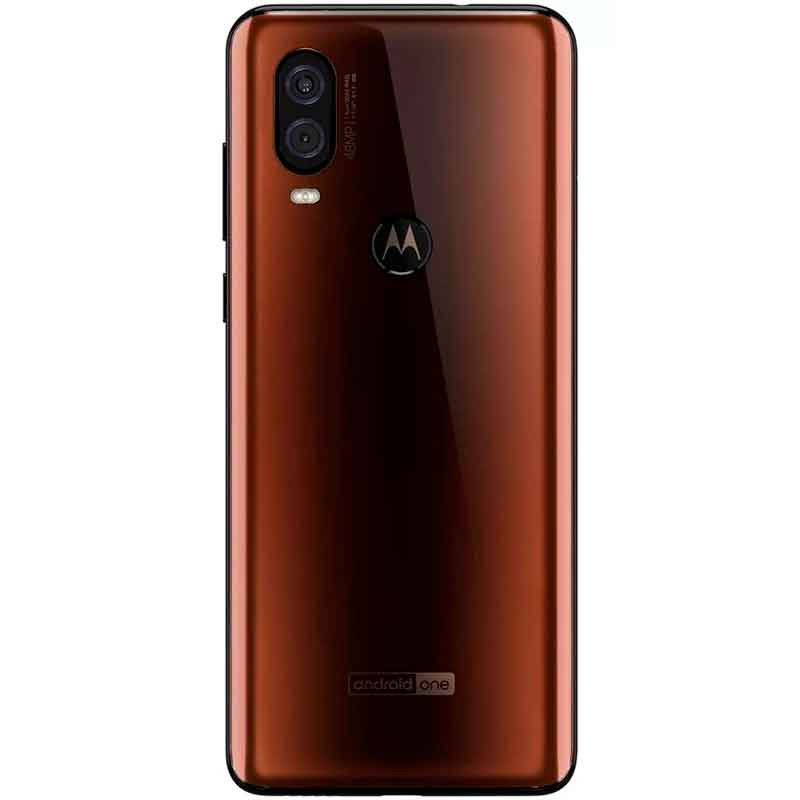 Celular MOTOROLA One Vision 4GB 128GB Octa Core Dual Sim Android 9 Pie Moka 