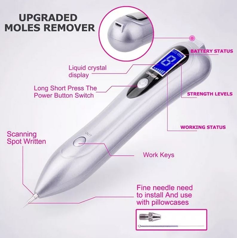 Quita Verrugas Genitales Pecas Manchas Tatuaje Pluma Plasma Cauterio Cauterizador Plasmapen