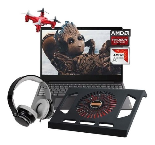 Laptop Lenovo Amd A6 9225 Radeon Hdd 2tb 16gb + Drone -Audifonos - Coolpad 