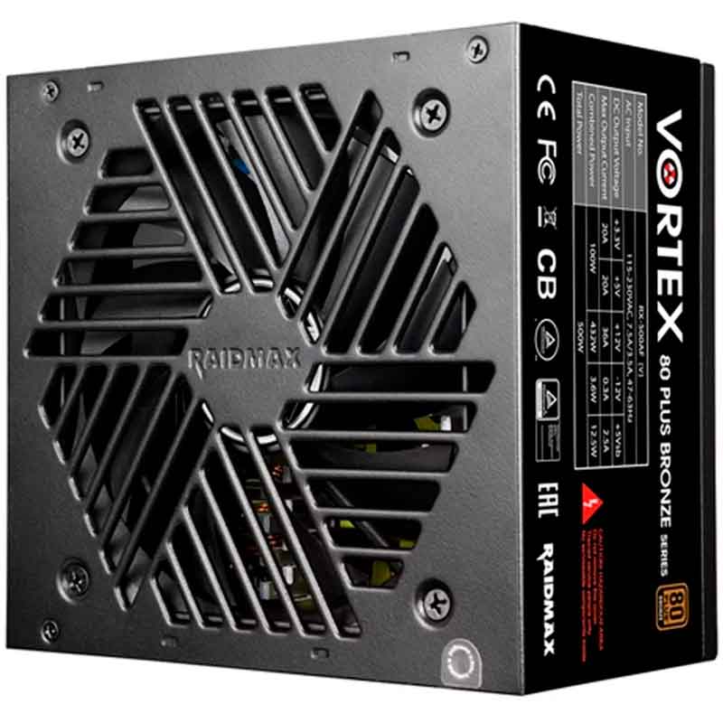 Fuente de Poder Gamer RAIDMAX 700W 80 Plus Bronze RX-700AC-V 