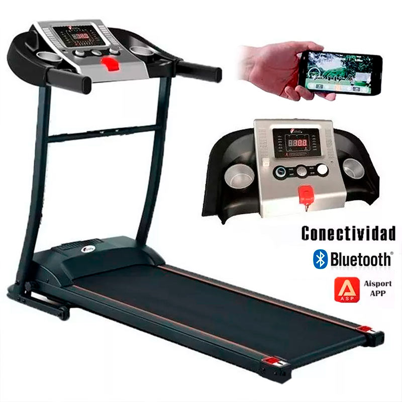 Caminadora Elictrica Centurfit Walk 1.5 Hp Gym Con Bocinas Pantalla Led 12 Programas Usb Auxiliar