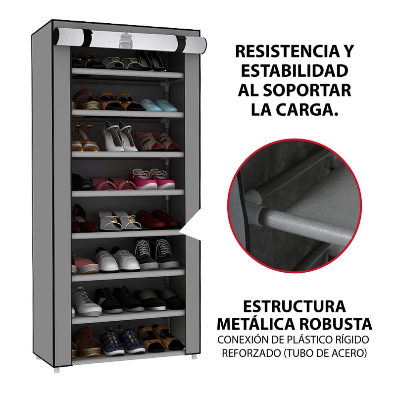 Closet Zapatera Armable Organizador Zapatos Saty Elit