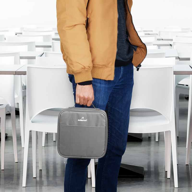 Lonchera Térmica Bento Box Hermética Con Funda Redlemon