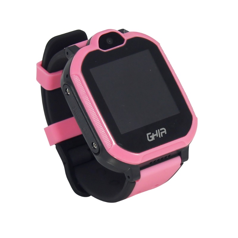 Smart Watch Kids 4G GHIA - Pantalla de 1.44" Touch - Bluetooth - GPS - Linterna - Cámara - Rosa/Negro