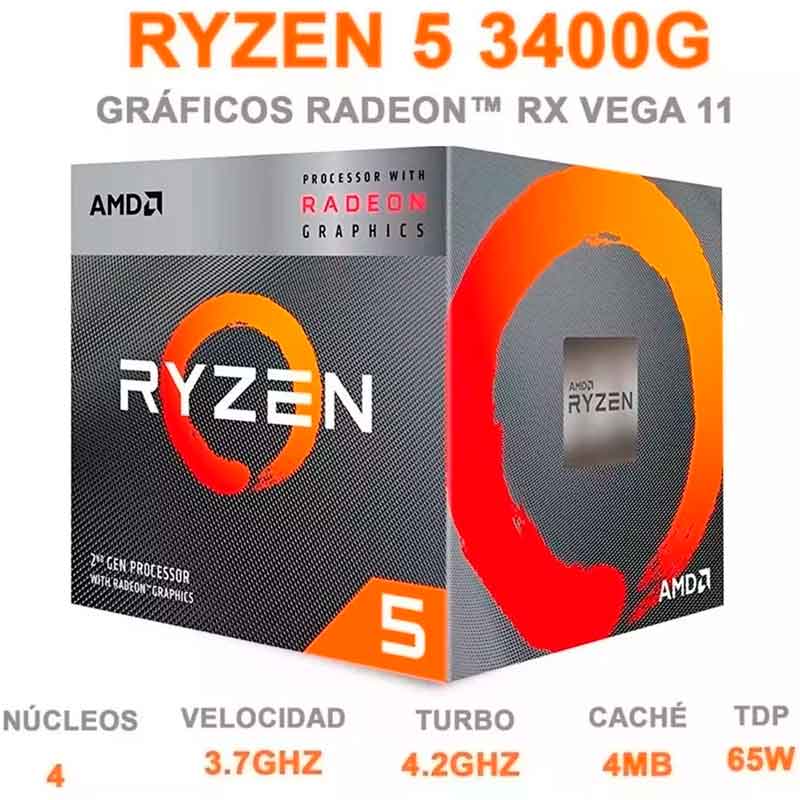 Kit De Actualizacion Gamer ASUS AMD Ryzen 5 + Tarjeta Madre 