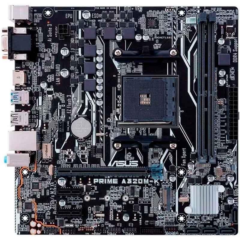 Kit De Actualizacion Gamer ASUS AMD Ryzen 5 + Tarjeta Madre 