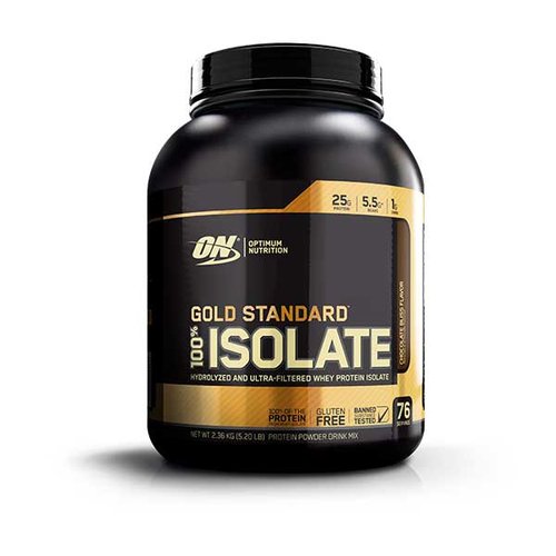 Proteina Gold Standard Isolate Sabor Chocolate 5 Lb