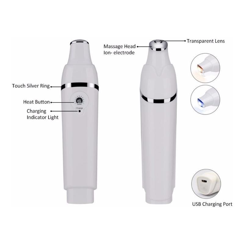 Galvánica Térmica para Masaje de Ojos Párpado Ojeras y Rostro Bolsas Antiedad