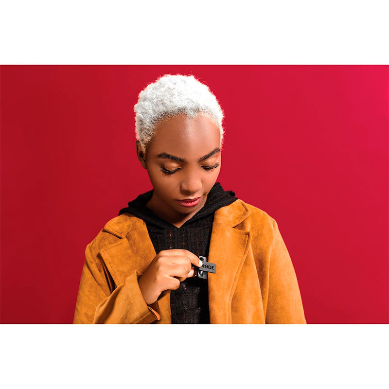 RODE WIRELESS GO KIT SISTEMA DE MICRÓFONO INALÁMBRICO COMPACTO OMNI LAVALIER (2.4 GHZ)