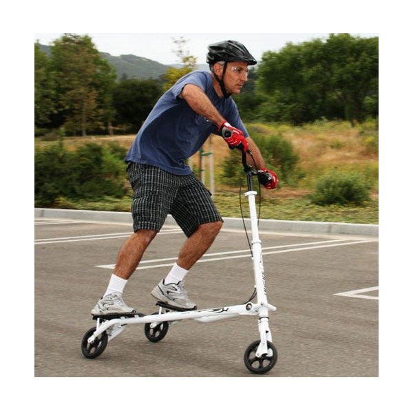 Patines Patineta Trikke T7 Cf Para Adultos Blanco Con Negro