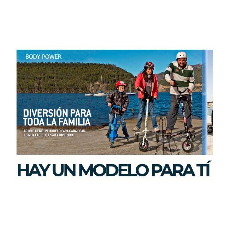 Patines Patineta Trikke T7 Cf Para Adultos Blanco Con Negro