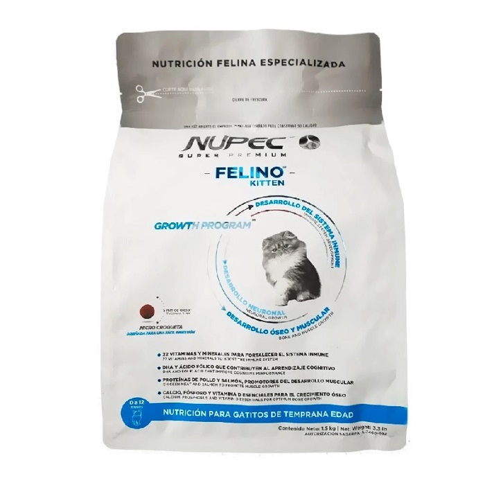 Nupec Felino Kitten 1.5 Kg Alimento Gato Hasta 12 Meses