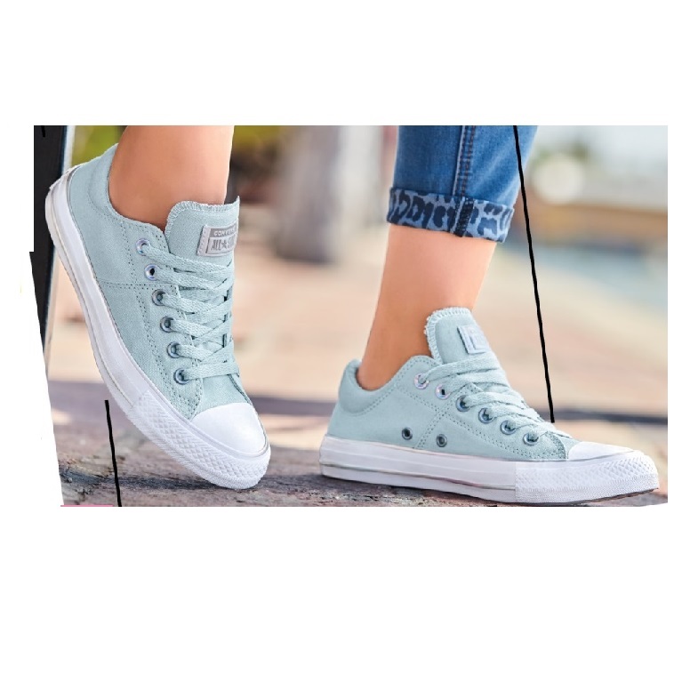 Tenis Converse Original Dama Mujer Sneakers Casual Menta Choclo