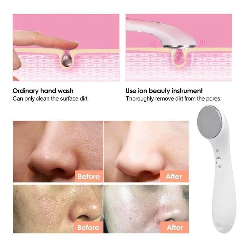 Ionizador Antiedad Galvanica Limpieza Facial Iontoforesis