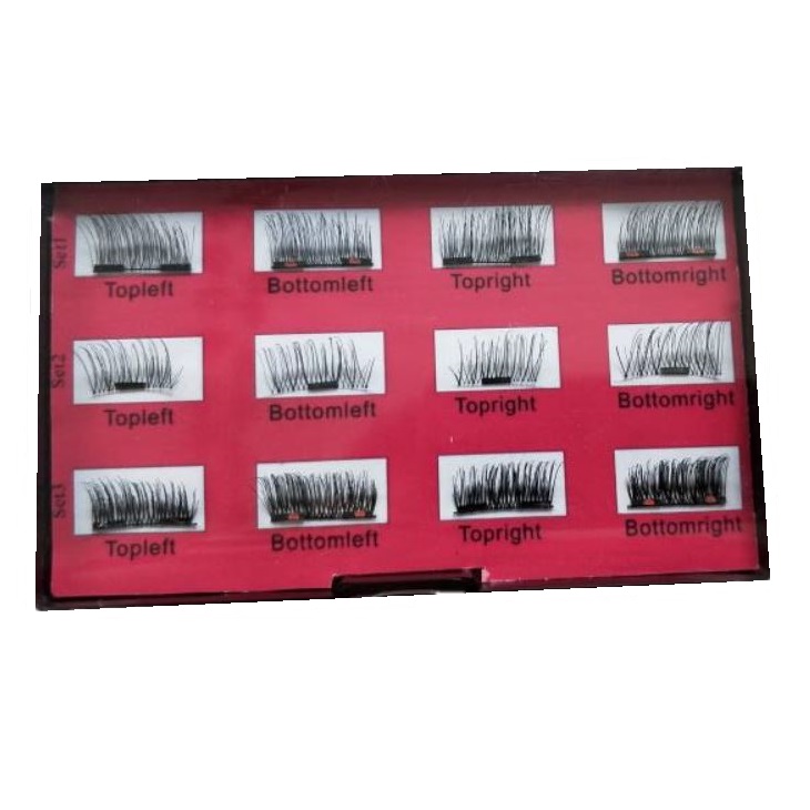 6 Pares Pestañas Magnéticas Postizas Snap Lashes