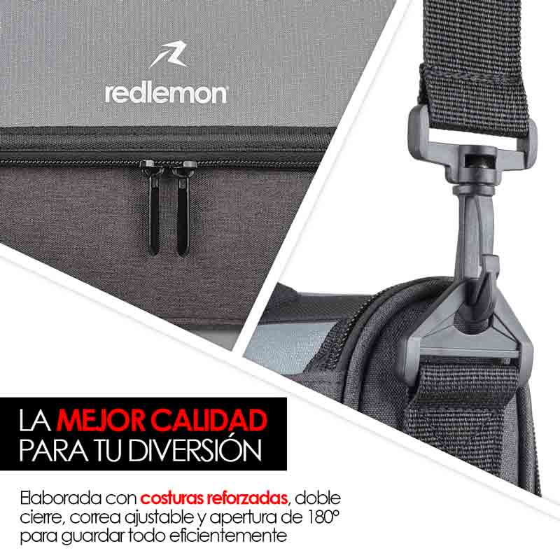 Mochila Nintendo Switch Funda para Viaje Con Correa Redlemon.