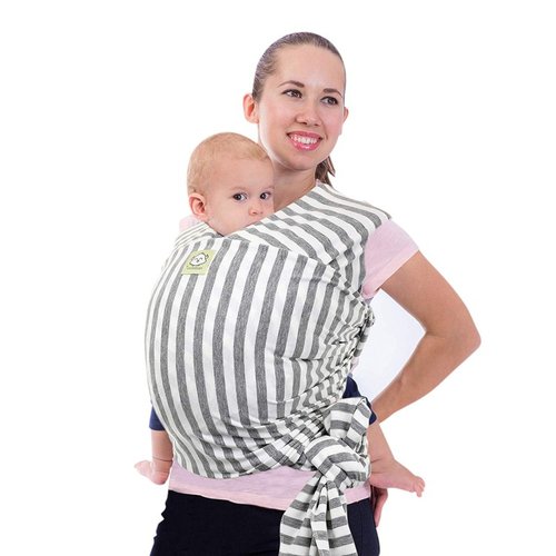 Fular KeaBabies para bebés de hasta 15.8 kg -Rayas