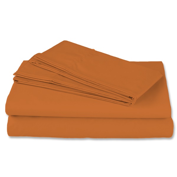 Juego de Sabanas Spring Air Microfibra Soft Sensation Naranja - Individual