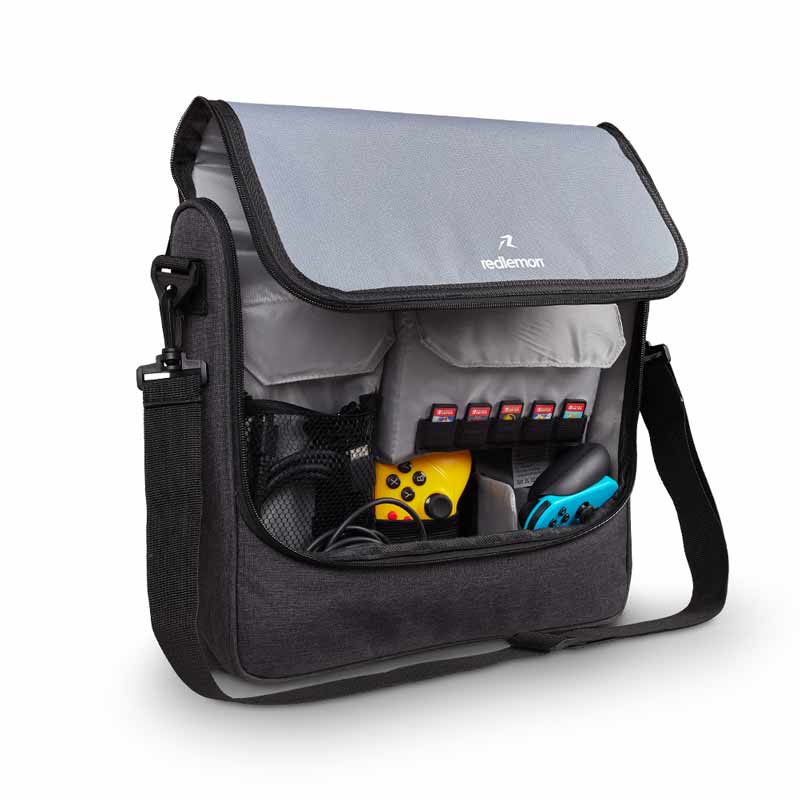 Mochila Nintendo Switch Funda para Viaje Con Correa Redlemon.