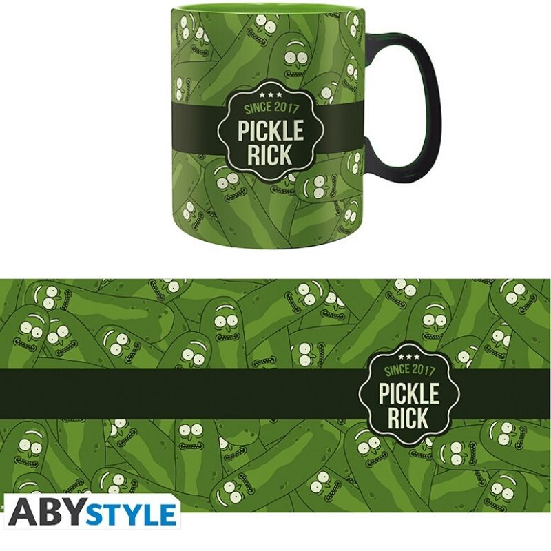 Taza Rick & Morty Pickle Rick 460 ml