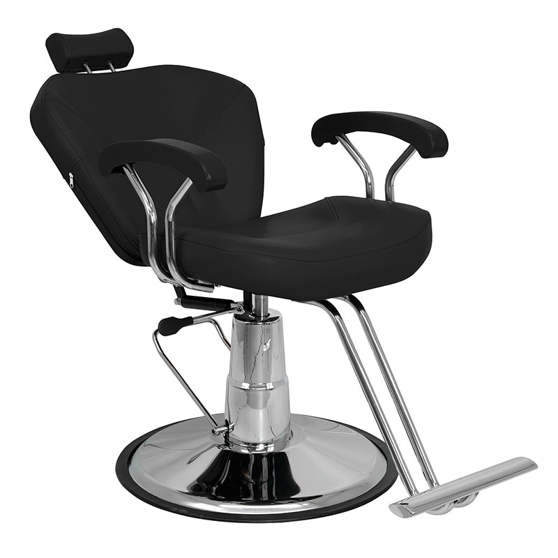 Silla Barberia Hidraulica Reclinable Peluqueria Estetica -Negro