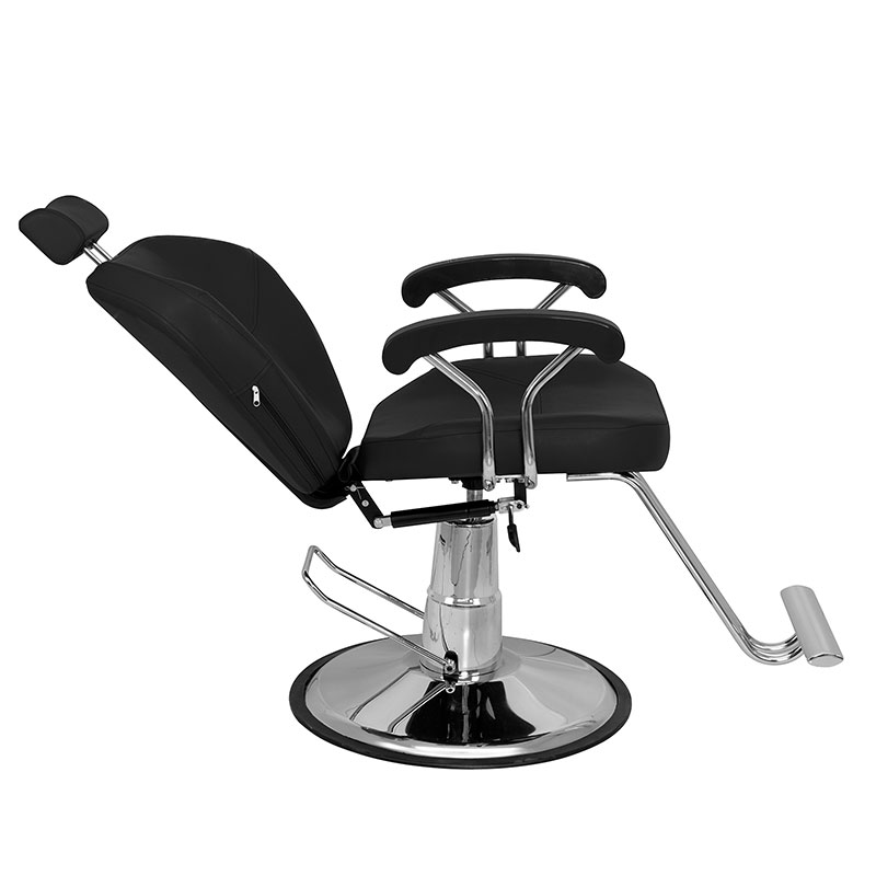 Silla Barberia Hidraulica Reclinable Peluqueria Estetica -Negro