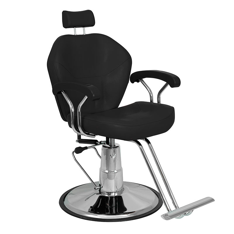Silla Barberia Hidraulica Reclinable Peluqueria Estetica -Negro