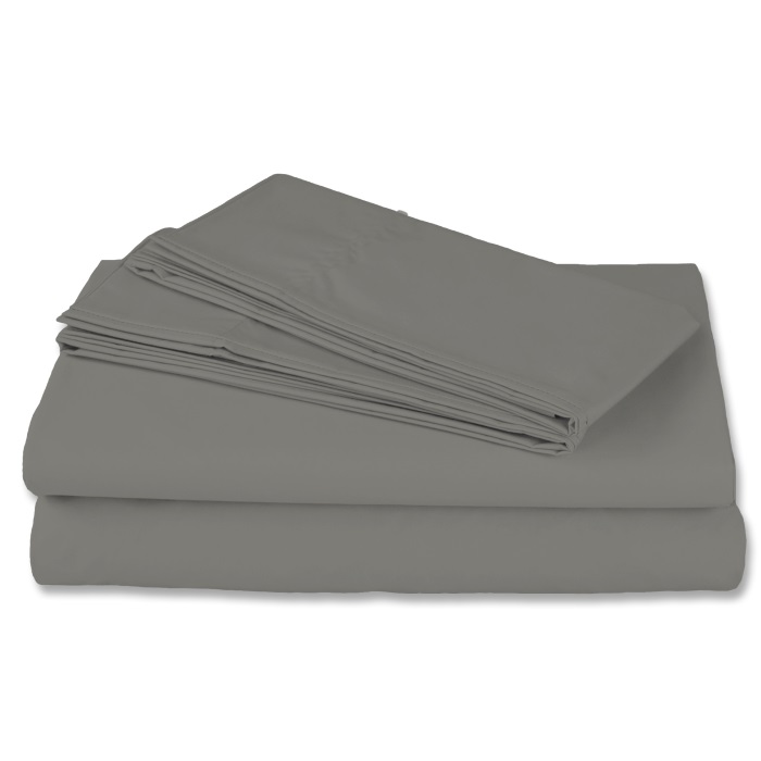 Juego de Sabanas Spring Air 144 Hilos Cotton Gris - Queen Size